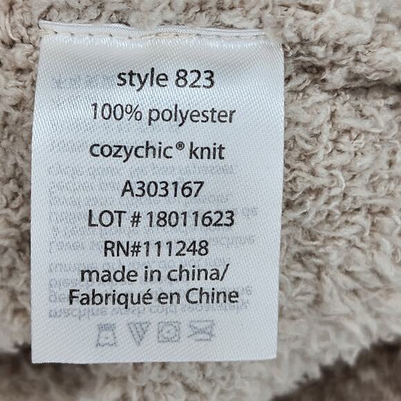 Barefoot Dreams CozyChic Pull On Shrug in Oyster Size Large/XLarge Style 823 - Picture 5 of 7